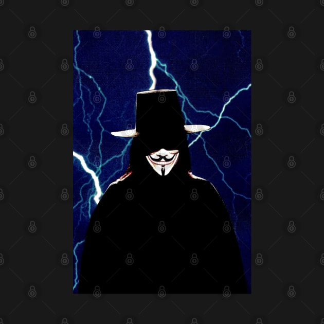 Anonymous Hacker V for Vendetta Guy Fawkes by seruniartworks