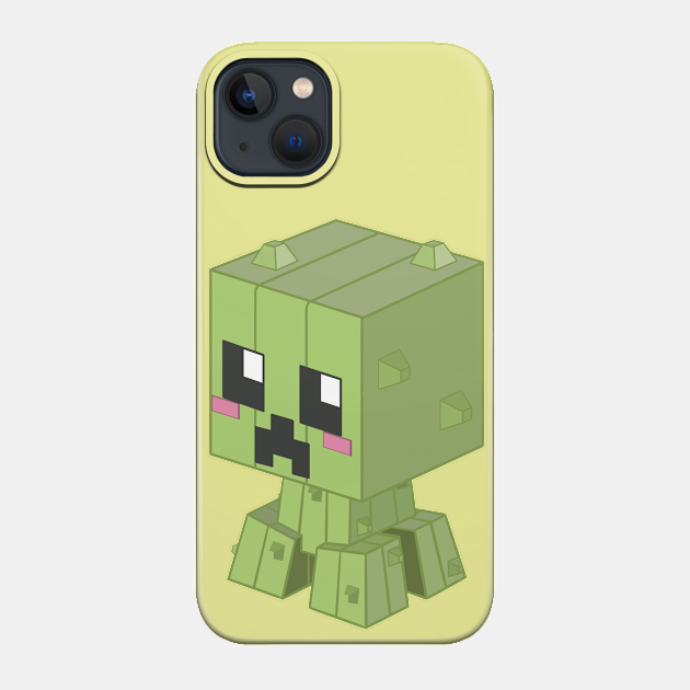 Shy Creeper - Minecraft - Phone Case