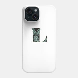 Flower Alphabet L Phone Case