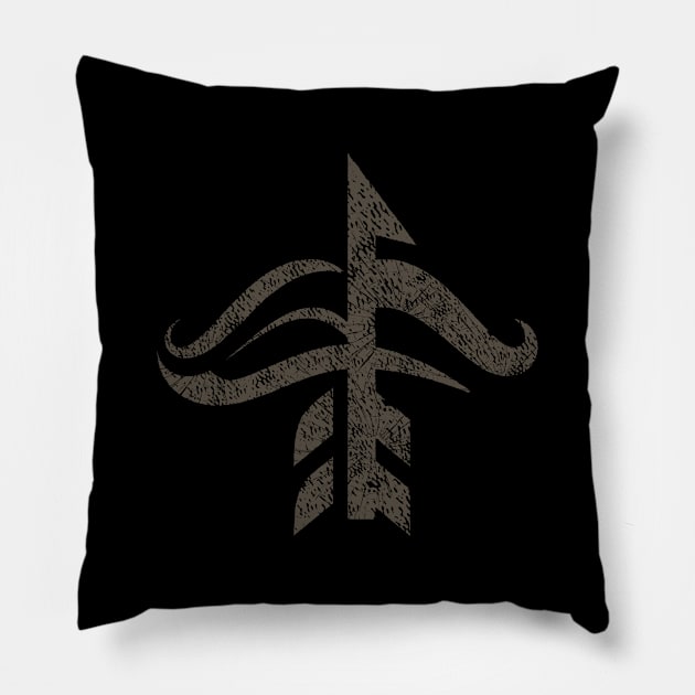 Bow and Arrow Pillow by GeeTee