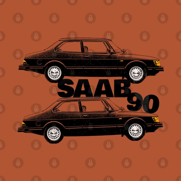 Saab 90 Retro Design by DankFutura