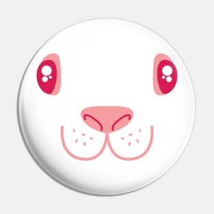 Cute Animal Face Bunny Rabbit Costume Pin