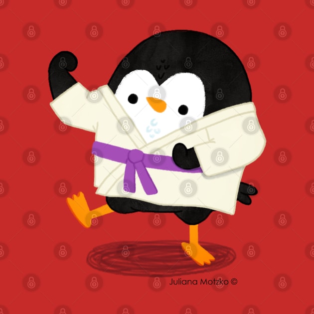 Karate Penguin by thepenguinsfamily