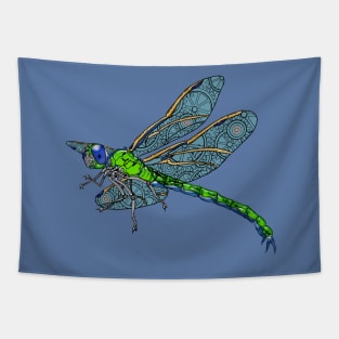 Steampunk dragonfly Tapestry