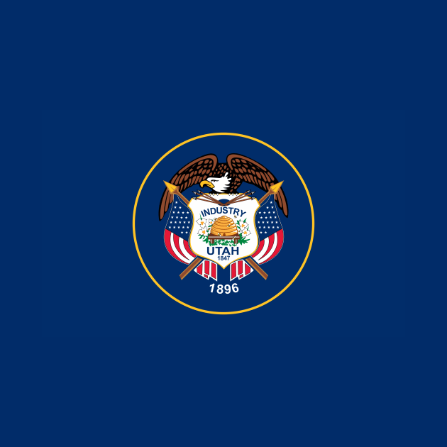 Classic Utah State Flag by MrFranklin