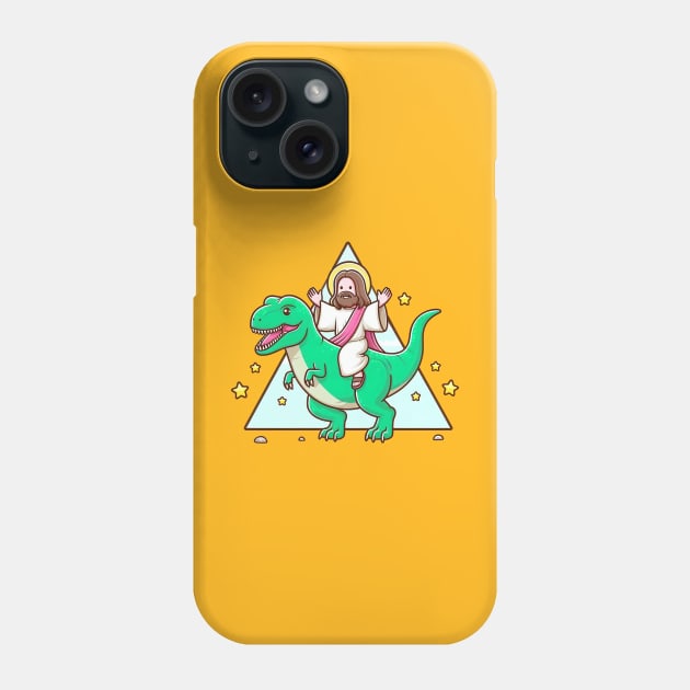 Jurrasic Jesus Phone Case by Pickledjo