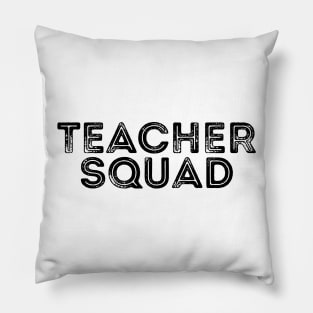 teacher squad t-shirt Pillow