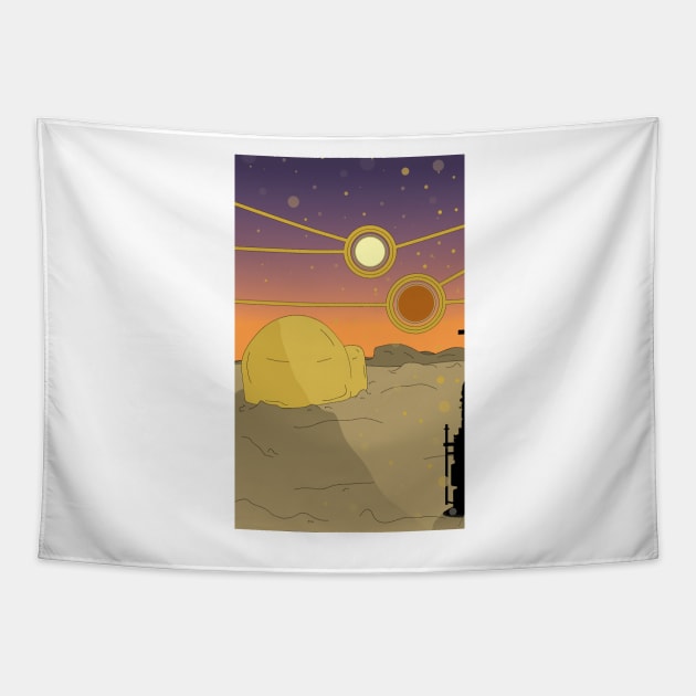 Tatooine Tapestry by mikineal97