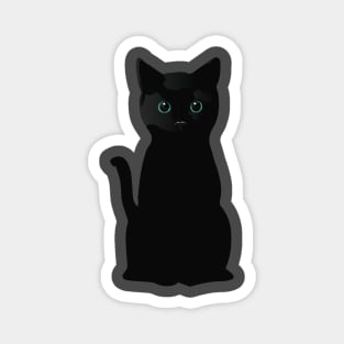 Bright Eyes: Black Cat Magnet