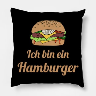 Ich bin ein Hamburger Pillow