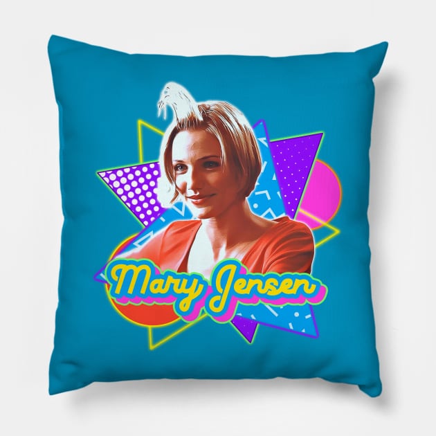 Mary Jensen is My Dream Girl Pillow by darklordpug