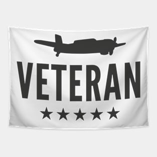 Veteran Bomber Plane World War II Tapestry