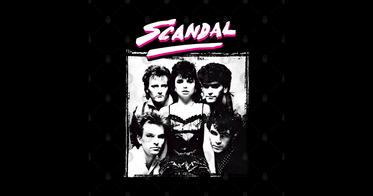 Scandal (American group) Scandal Sticker TeePublic