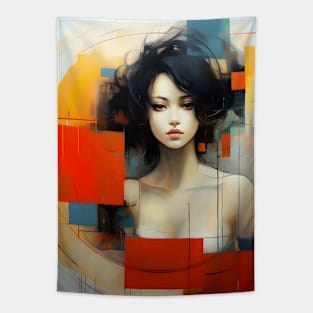 Surreal Girl Tapestry