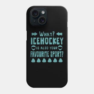 Ice Hockey Body Check Hockey Stick Phone Case