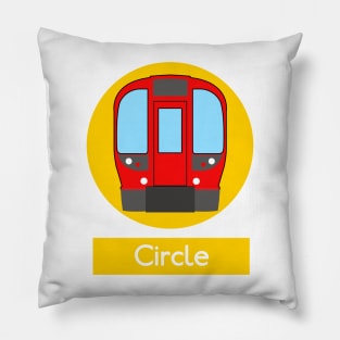 London Underground Subway Circle Pillow