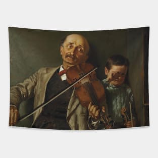 The Duet by John George Brown Tapestry