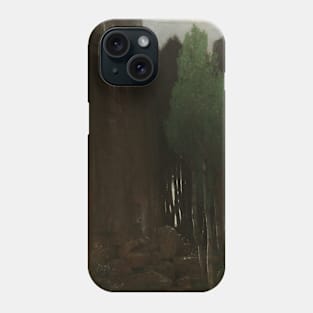 Spring in a Narrow Gorge by Arnold Bocklin Phone Case