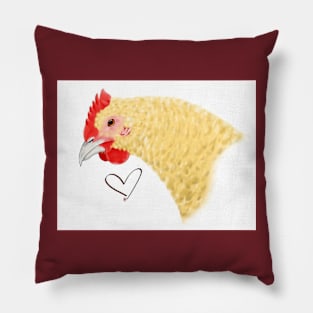 Golden Cuckoo Maran Love Pillow