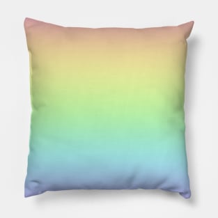 Pastel Rainbow Gradient Pillow