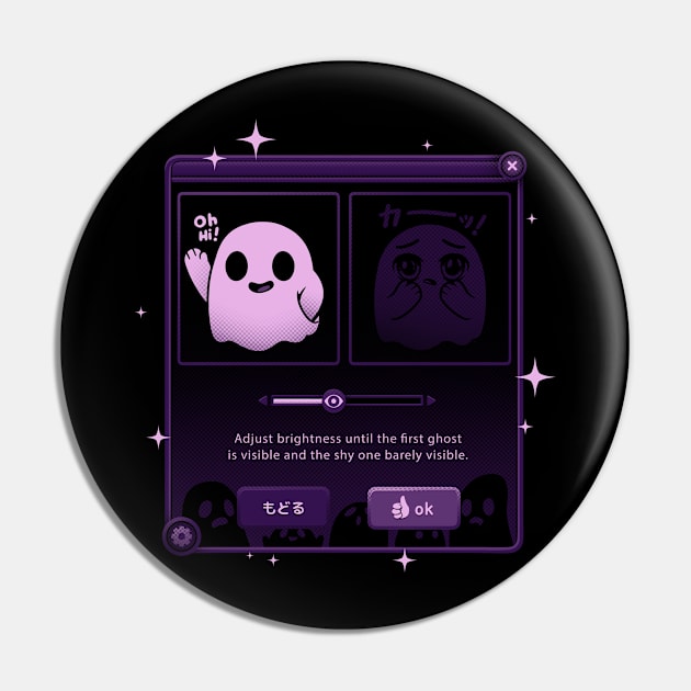 Dandere Ghost Pin by Ilustrata