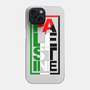 Palestine Typography Phone Case