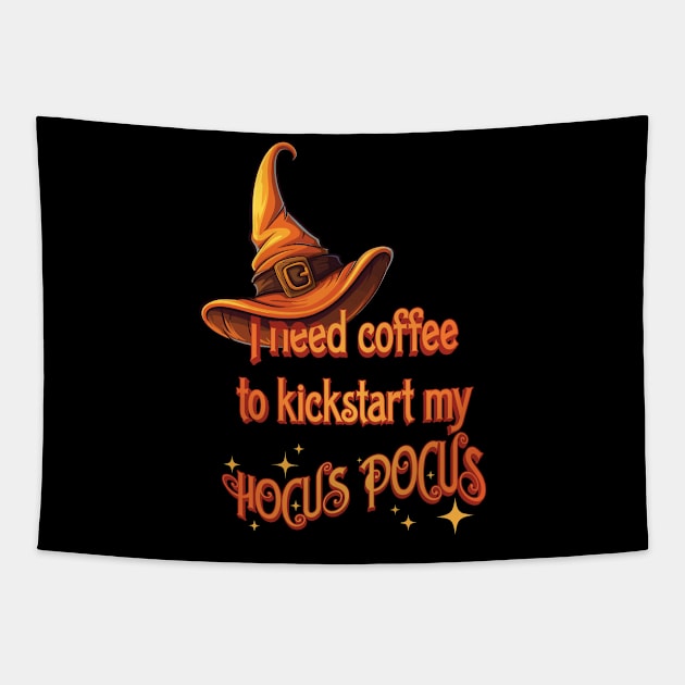 Coffee Kickstarter Tapestry by Rowdy Designs