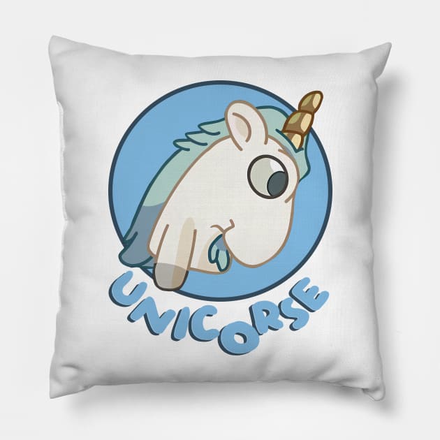 Unicorse Children Pillow by SirRonan