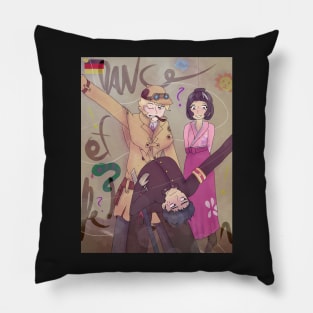 The Great Ace Attorney Dance Of Deduction Herlock Sholmes Art Print Pillow