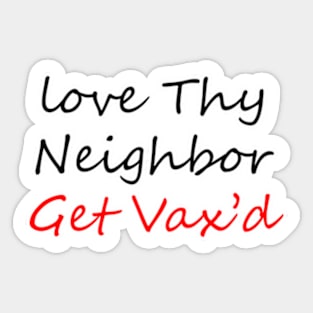 Love thy neighbor Spotify code Sticker for Sale by enough-ava