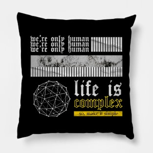 Aesthetic Quotes T-Shirt Design Pillow