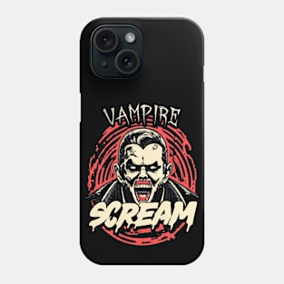 Vintage Halloween Vampire Scream Phone Case