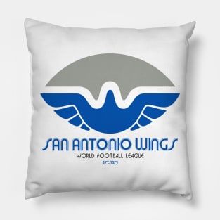 San Antonio Wings - Full Logo Pillow