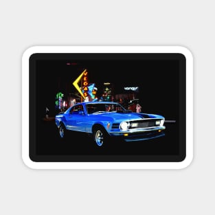 Mach 1 Mustang Las Vegas Magnet