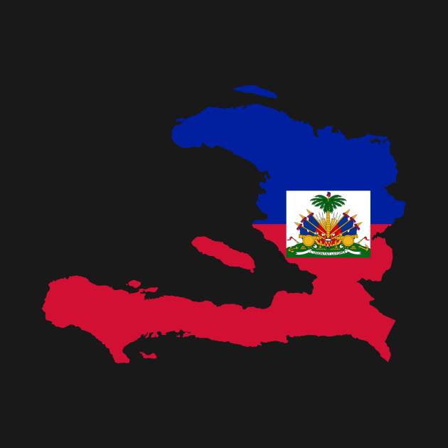 HAITIAN MAP FLAG by Pro Melanin Brand