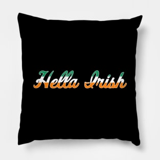 Hella Irish Ireland Pride Pillow