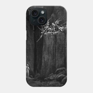 High Resolution Gustave Doré Illustration The Malebranche Phone Case