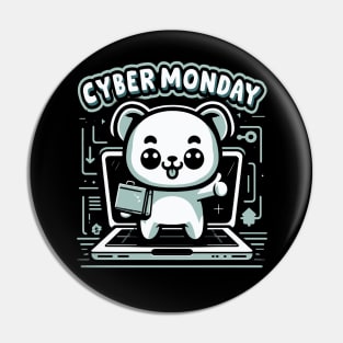 Cyber Monday Squad Pin