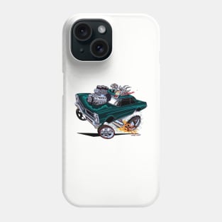 Dark Turquoise GOATINATOR 1965 GTO Phone Case