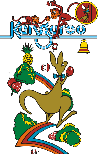 Kangaroo Arcade Kids T-Shirt by RoswellWitness