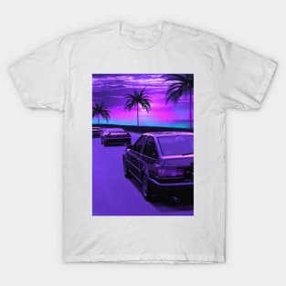 Initial D Ae86 Classic Fire T Shirt Cotton 6XL Initial D Ae86 Fire Epic  Cool Panda Trueno Drift Japan Manga 90s Anime Vintage