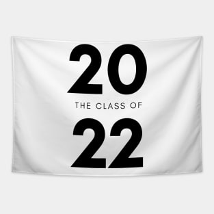 Class Of 2022 Graduate. Simple Typography Black Graduation 2022 Design. Tapestry