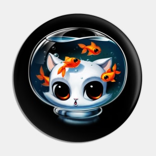 Castronaut Cat Pin