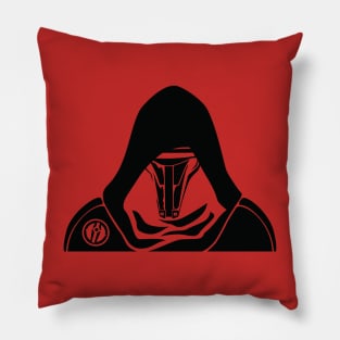 Black Darth Revan Peekaboo in Black Pillow