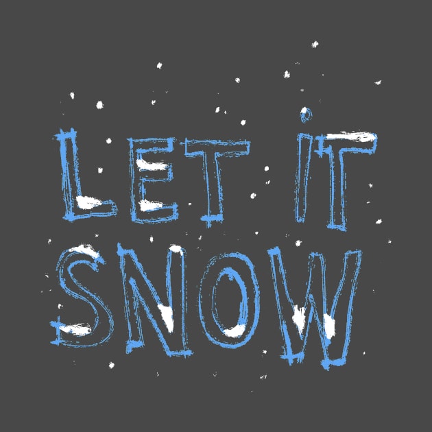 LET IT SNOW by Shelley Johannes Art