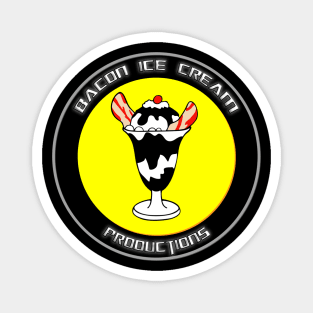 Bacon Ice Cream Productions Main Logo Magnet