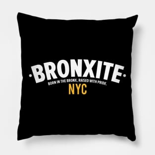 Bronxites United - Stylish Typography Tee Pillow