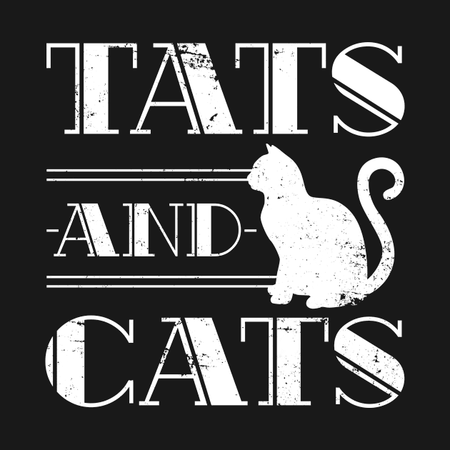 Tats And Cats Retro Ink Tattoo by shirtsyoulike