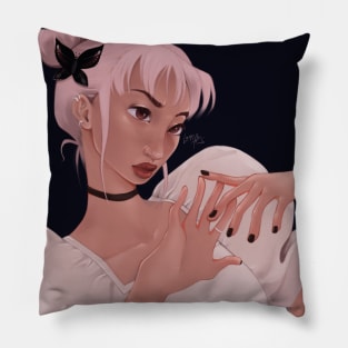 Butterfly girl Pillow