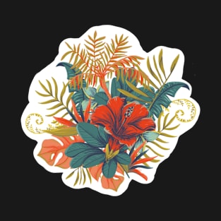 Tropical Flowers T-Shirt